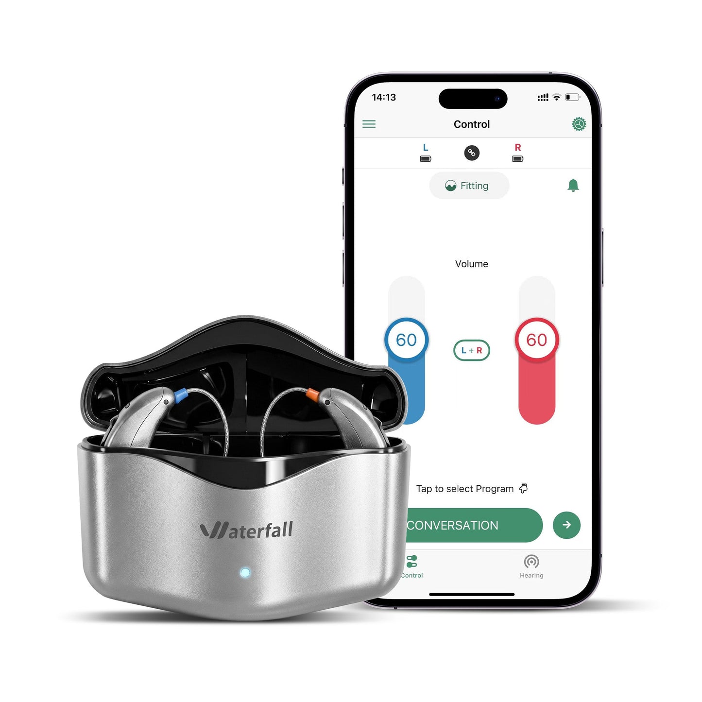 DarkFairy OTC RIC Hearing Aid with App Control