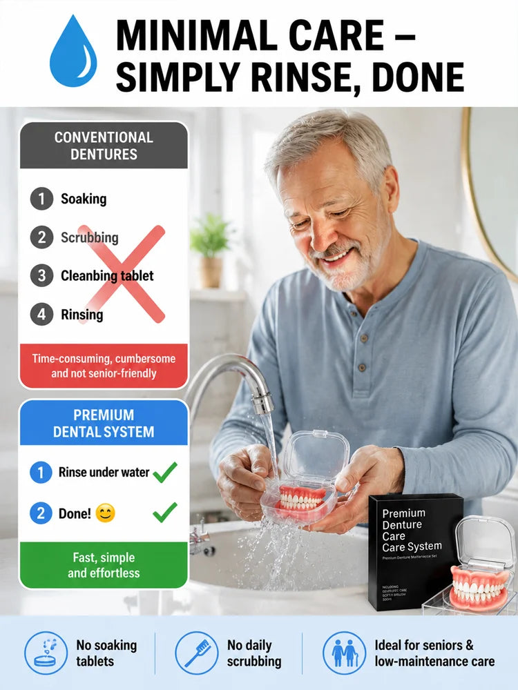 Comfort-fit decorative denture set