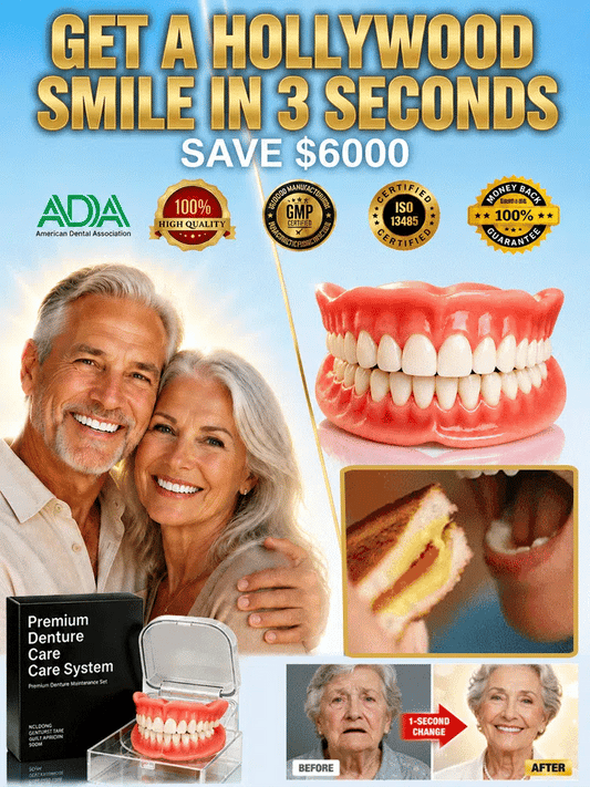 Comfort‑Fit Cosmetic Denture Set
