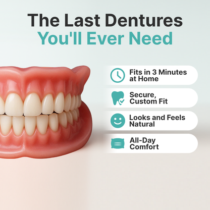 🦷  Fit Full Functional Dentures Make you more confident