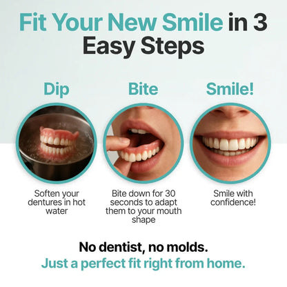 ⏰Ends Today: 70% OFF! 🌎Demany™ Medical Full Denture with Strong Suctiond🦷Obtain American Dental Association (ADA) Certification